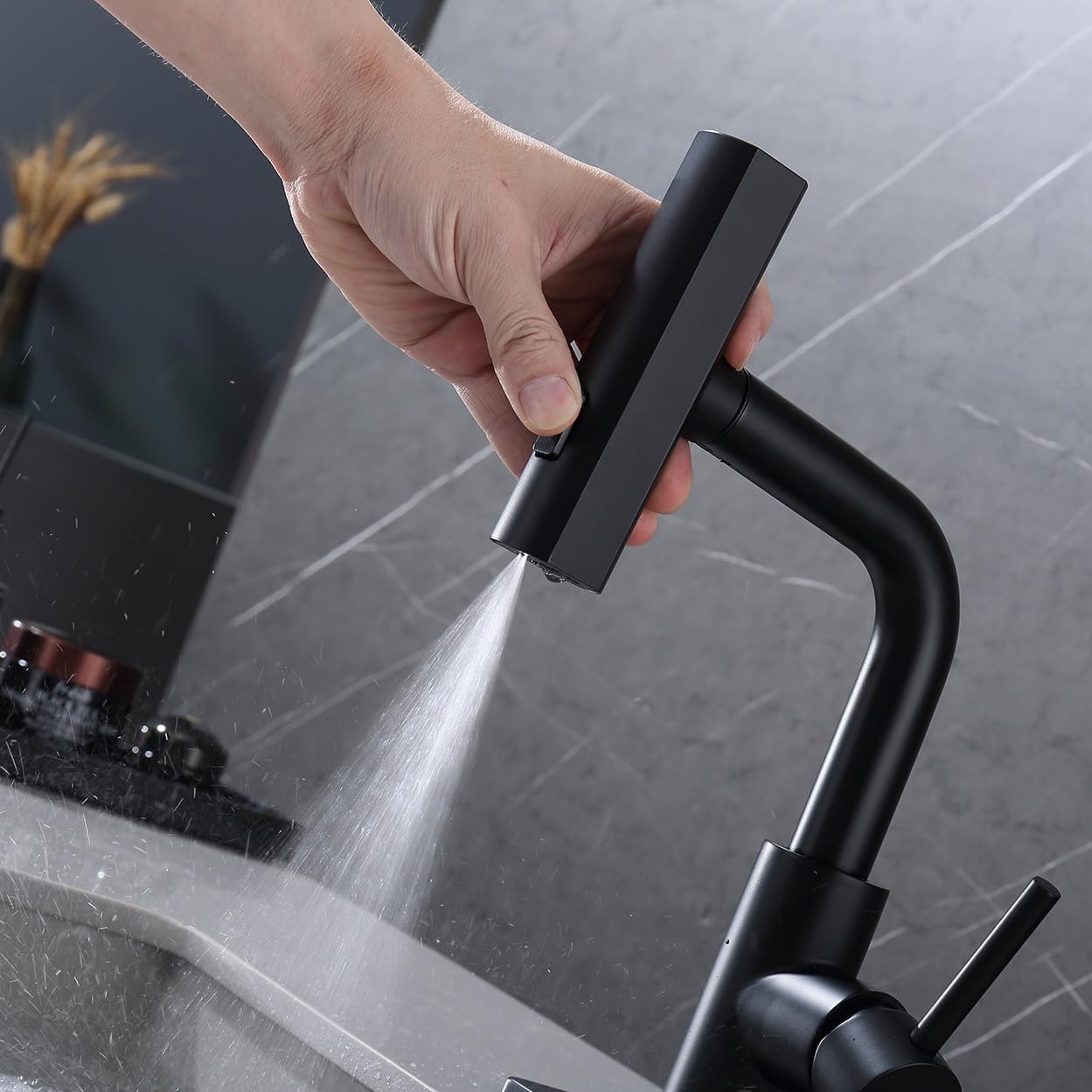 شیر روشویی چهارحالته مدرن مناسب سرویس بهداشتی لوکس