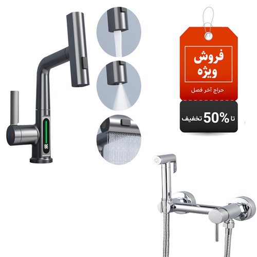 پک اقتصادی شیر توالت و شیر آشپزخانه