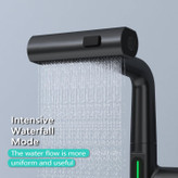 نمای نزدیک شیر ظرفشویی نمایشگردار