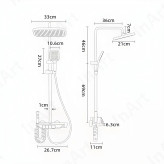 پک اقتصادی دوش پیانویی و شیر توالت