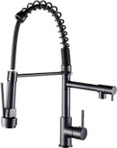 نمای نزدیک شیر ظرفشویی فنری دومنظوره