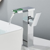 شیر روشویی LED دار هوادیائو پایه کوتاه