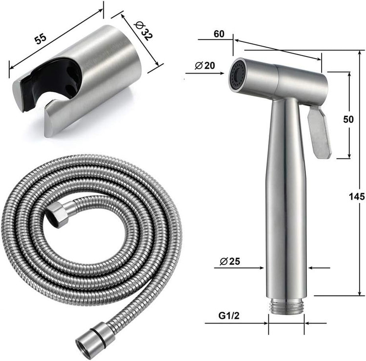 جزئیات نازل اسپری شاتاف توالت فرنگی