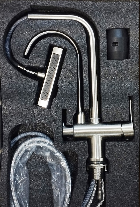 حالتهای مختلف پاشش آب شیر ظرفشویی چهارحالته