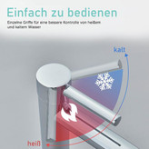 شیر روشویی پایه بلند BRIMIX رنگ خاص