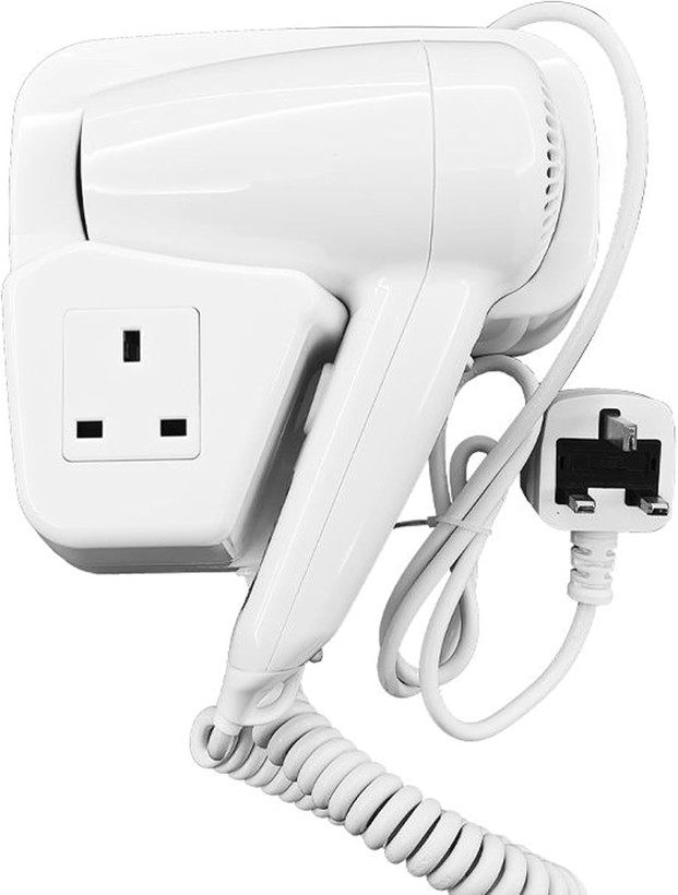 سشوار دیواری لاکچری HuaDiao با خروجی برق