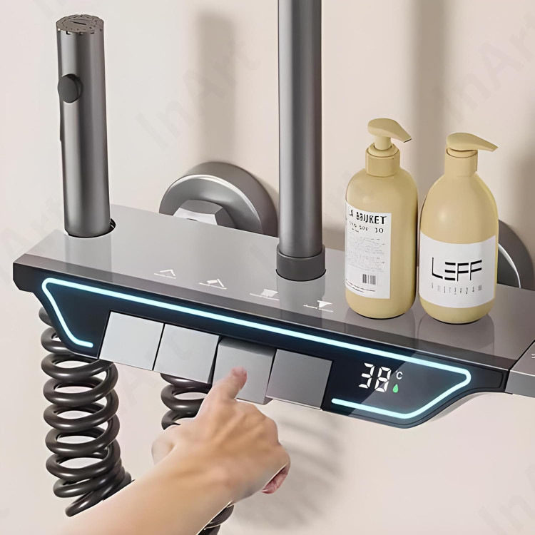 دوش حمام هتل و منزل با نمایشگر