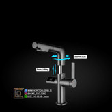 شیر روشویی آسانسوری قابل تنظیم