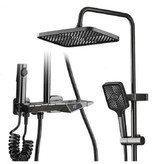 دوش حمام لوکس طرح مثلثی دیواری