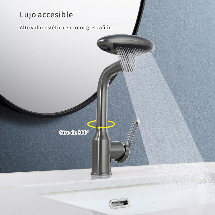 شیر روشویی سه حالته با پاشش متنوع