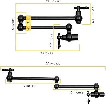 نمای باز شده شیر روگازی تاشو