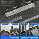 سینک ظرفشویی هوشمند نمایشگردار HuaDiao