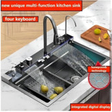 سینک ظرفشویی هوشمند نمایشگردار HuaDiao