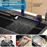 سینک آشپزخانه پیانویی با نمایشگر