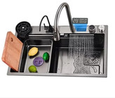 تخته گوشت چوبی روی سینک ۵ کلید HuaDiao