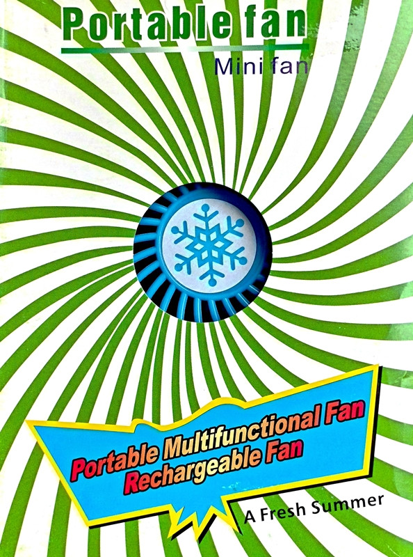 پنکه شارژی برای سفر و گردش