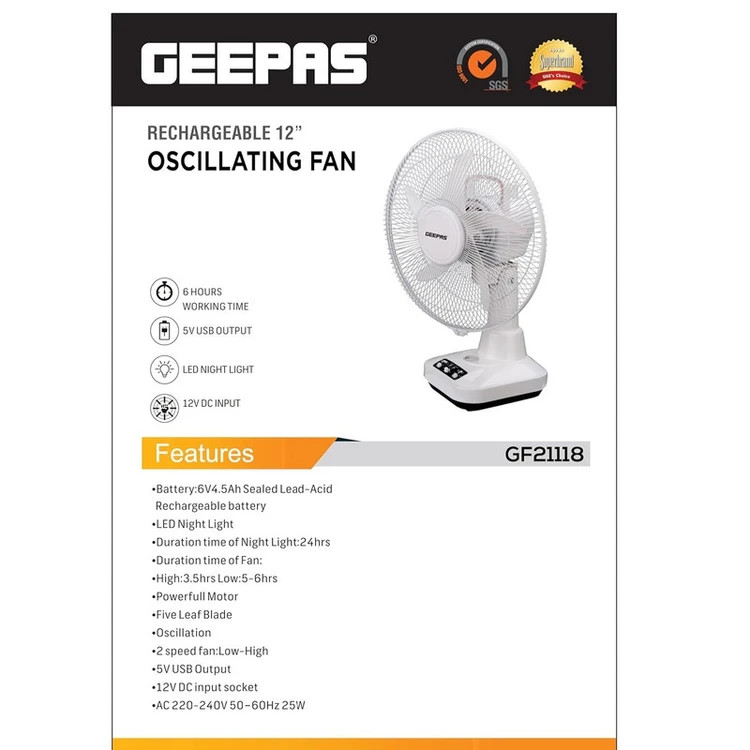 پنکه قابل حمل با باتری قوی