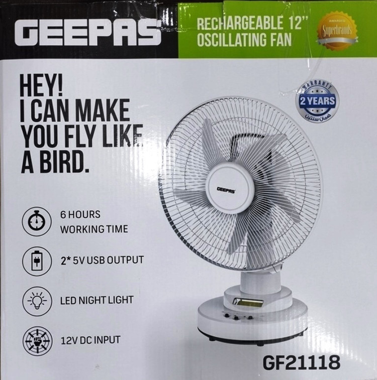 پنکه قابل شارژ USB مسافرتی