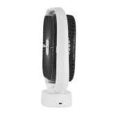 پنکه شارژی رومیزی دوکاره GF21122 با نور LED