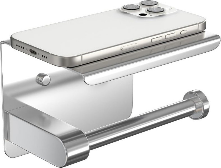 نمای نزدیک از کیفیت ساخت و جنس استیل ضدزنگ جای دستمال توالت