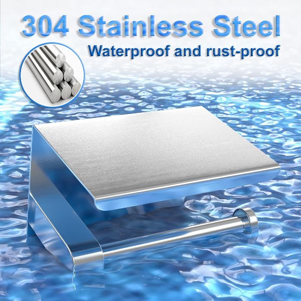 جای دستمال توالت با روکش کروم