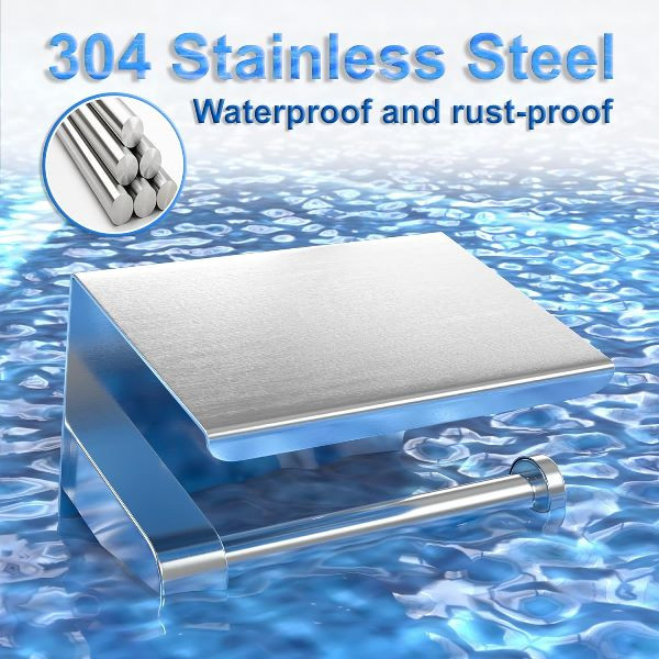 جای دستمال توالت با روکش کروم