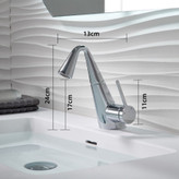 مقایسه فضای کاربری شیر شاوری HS546 با شیرهای معمولی در سرویس بهداشتی.