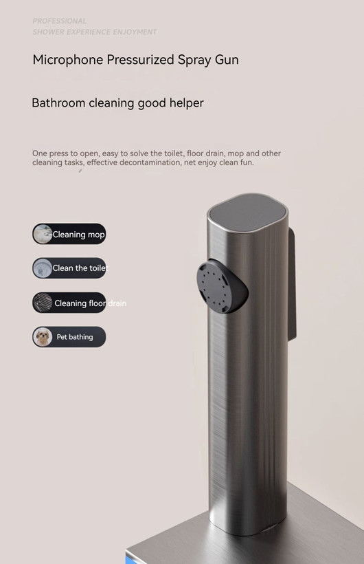 نمای نزدیک از دکمه و نازلهای پاشش با پوشش سرامیکی ضد رسوب