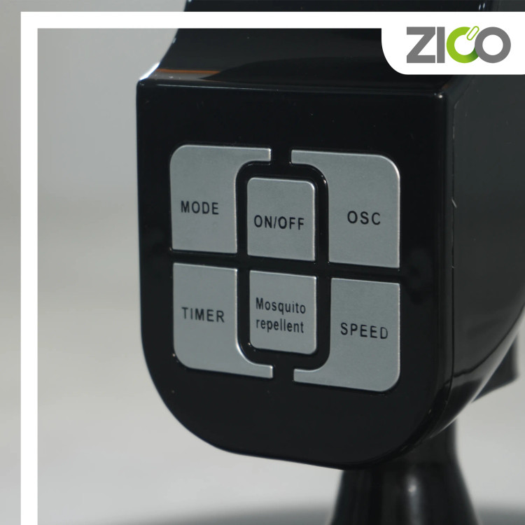 پنکه ZICO با پرتاب باد کم، متوسط و زیاد (سه حالت)