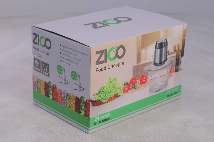 خردکن چندکاره ZICO مدل ZC-7026 در آشپزخانه مدرن