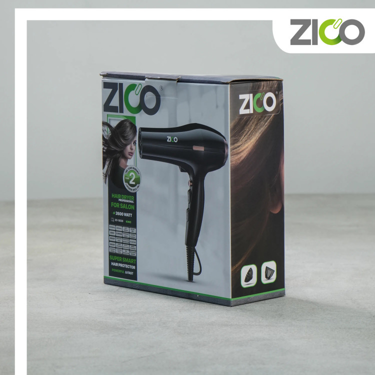 بسته بندی اصلی و اورجینال سشوار حرفه ای زیکو در پایدار مال