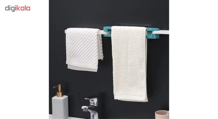 نگهدارنده دمپایی و حوله تاشو روی دیوار