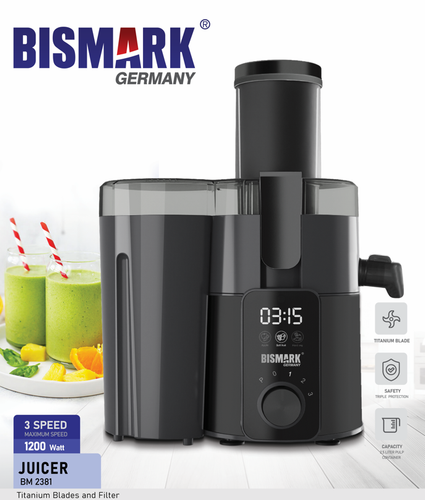 آبمیوهگیری بیسمارک مدل BM2381 با طراحی مدرن