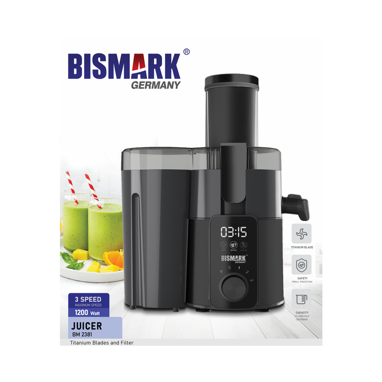 نمایشگر دیجیتال آبمیوهگیری Bismark BM2381