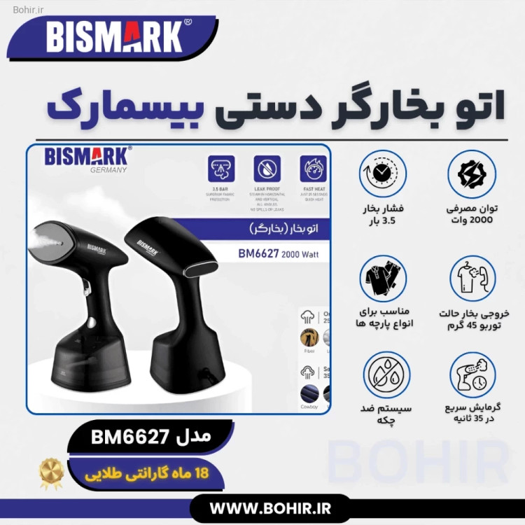 نازل بخارگر بیسمارک با بخاردهی توربو