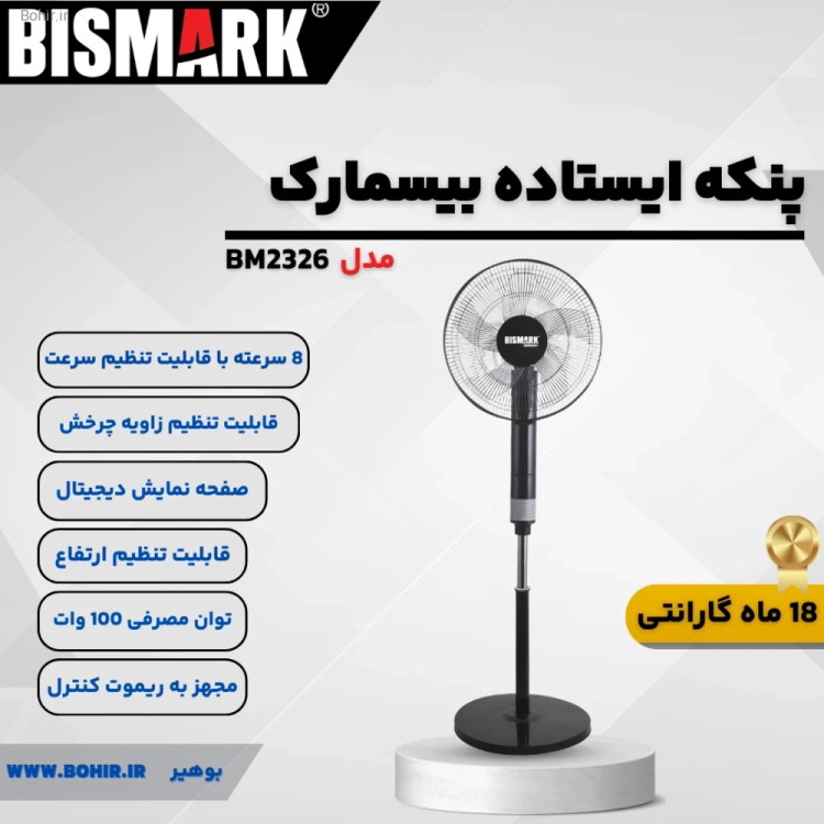 پرههای مقاوم پنکه ایستاده بیسمارک