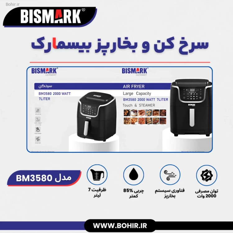 برنامههای پخت سرخ کن دیجیتال بیسمارک
