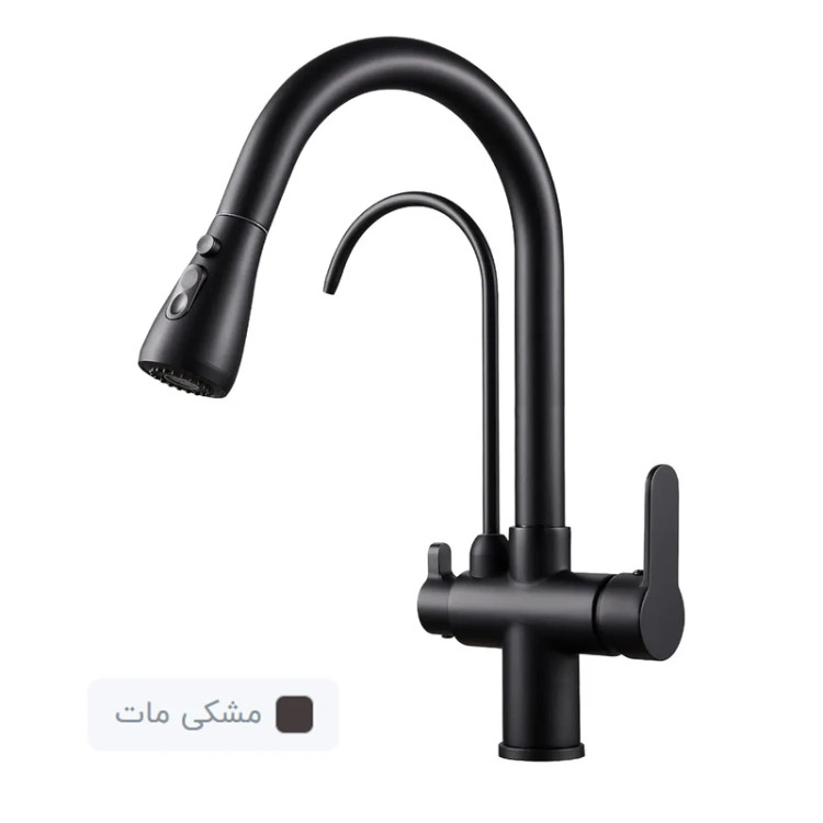 نصب آسان شیر ظرفشویی Aquadex روی سینک ظرفشویی